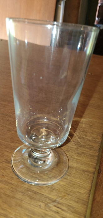 Standard 7oz. Stemmed Water Glasses.  Clean and Clear!